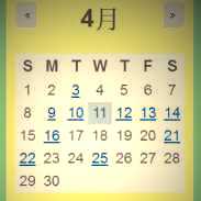 calendar block function